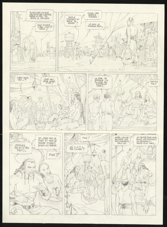 Planche noir et blanc, Sprague (T.1), Olivier Roman