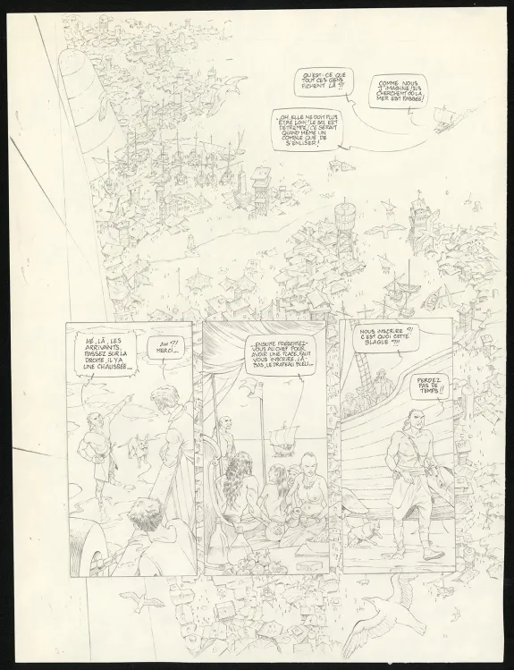 Planche noir et blanc, Sprague (T.1), Olivier Roman