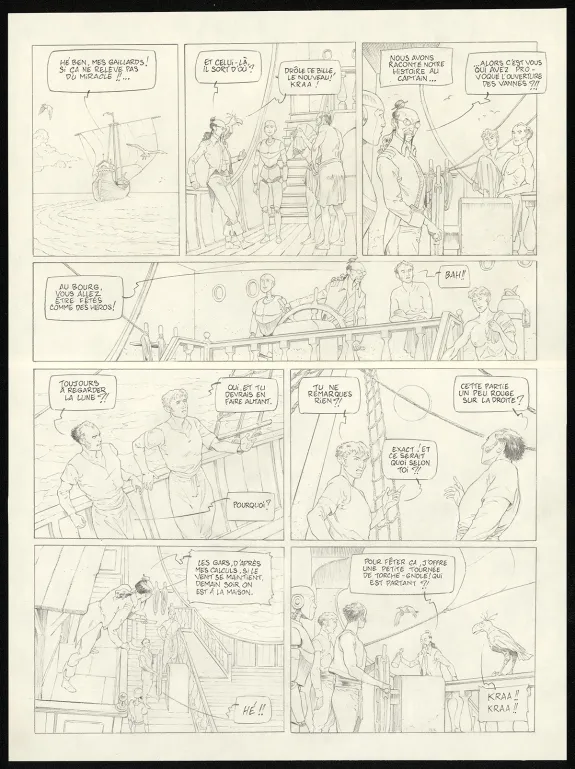 Planche noir et blanc, Sprague (T.1), Olivier Roman