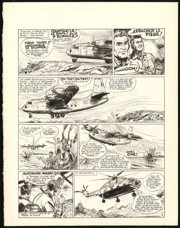Planche noir et blanc, Claude Pascal