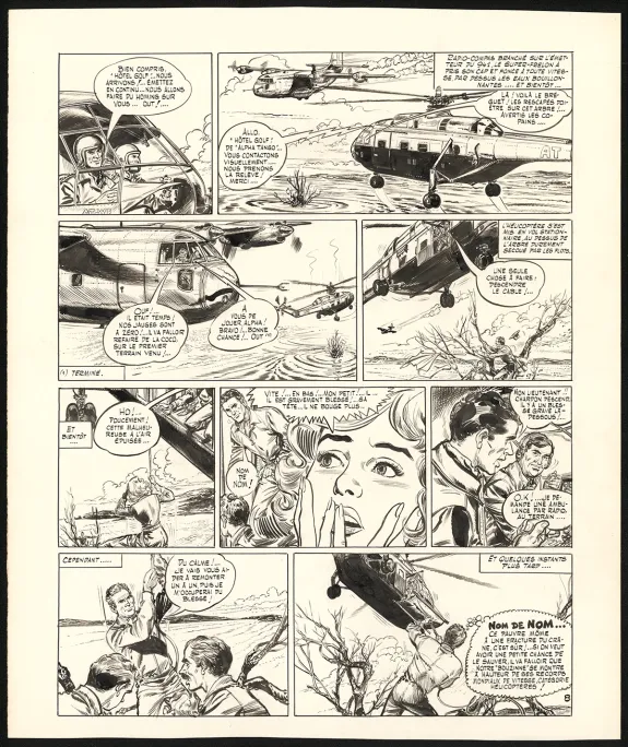 Planche noir et blanc, Claude Pascal
