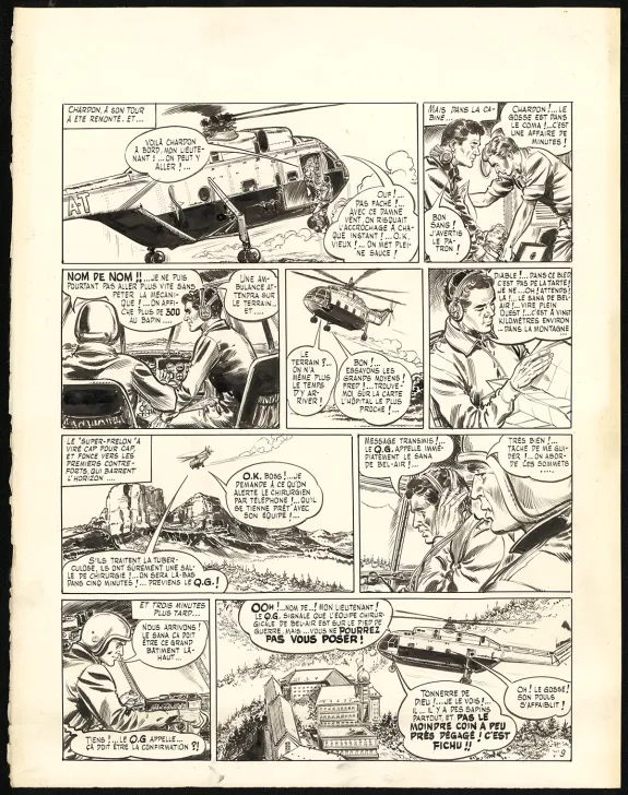 Planche noir et blanc, Claude Pascal