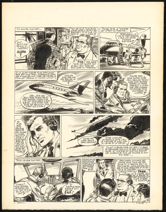 Planche noir et blanc, Claude Pascal