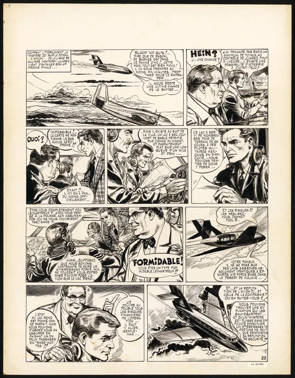 Planche noir et blanc, Claude Pascal
