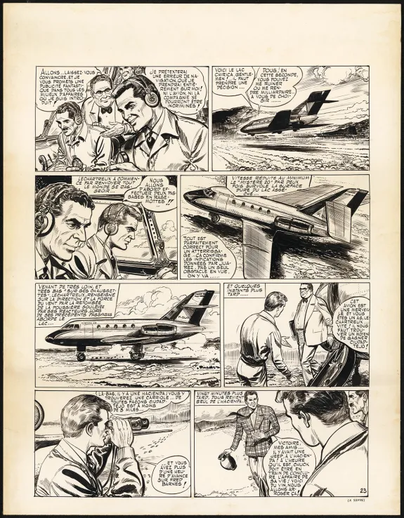 Planche noir et blanc, Claude Pascal