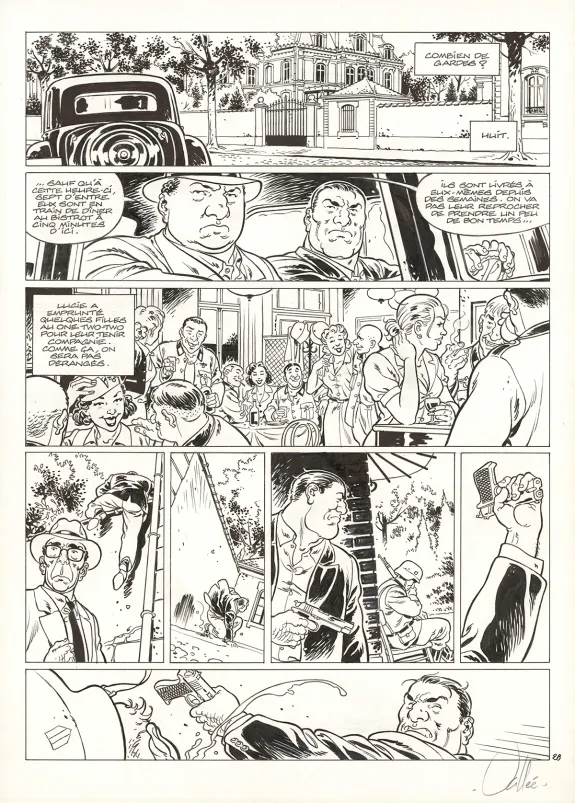 Black and white original page, Il Était une fois en France, Aux armes, citoyens ! (T.4), Sylvain Vallée