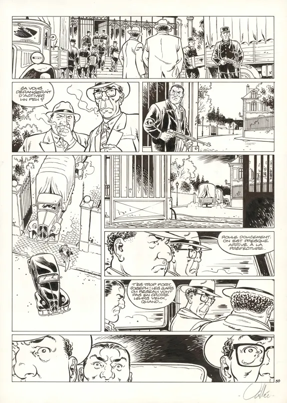 Black and white original page, Il Était une fois en France, Aux armes, citoyens ! (T.4), Sylvain Vallée