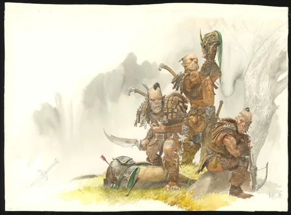 Illustration couleur, Féerie, Dark fantasy, Adrian Smith