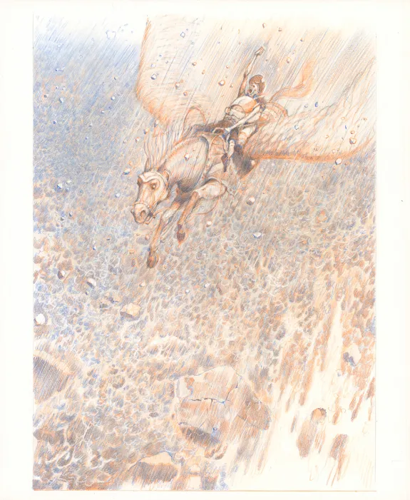 Planche couleur, Don Quichotte de la Manche, Paul & Gaëtan Brizzi