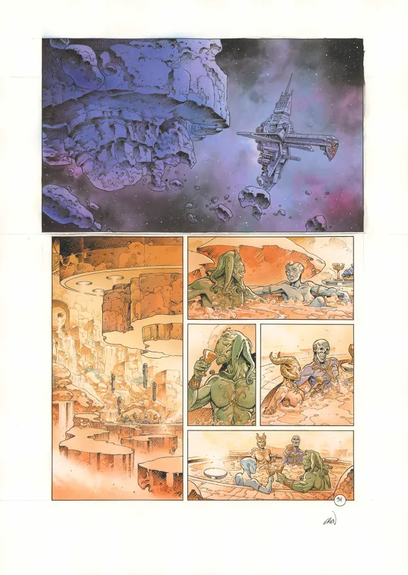 Planche couleur, Space Relic Hunters,  Grun