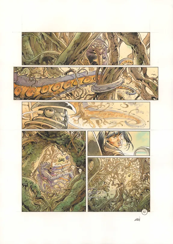 Planche couleur, Space Relic Hunters,  Grun