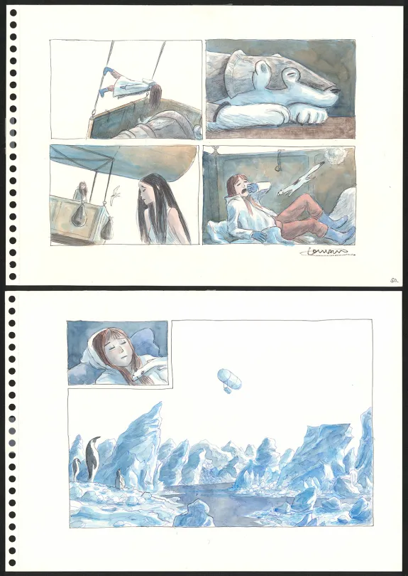 Planche couleur, Les Royaumes du Nord, Les Royaumes du Nord - 3 (T.3), Clément Oubrerie