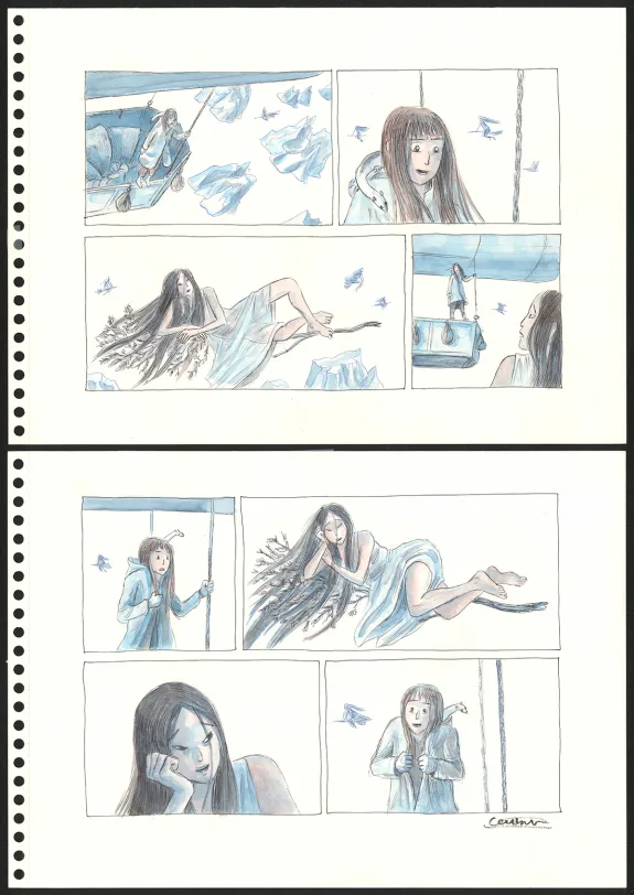 Planche couleur, Les Royaumes du Nord, Les Royaumes du Nord - 3 (T.3), Clément Oubrerie