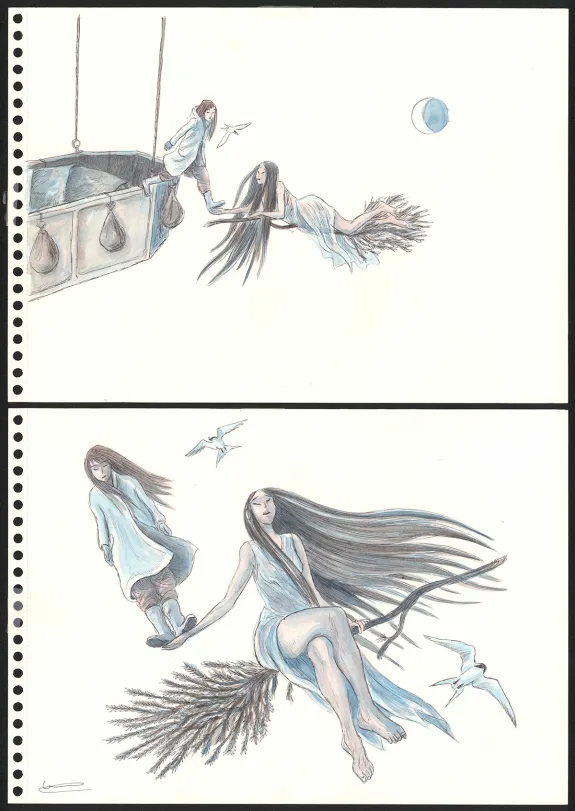 Planche couleur, Les Royaumes du Nord, Les Royaumes du Nord - 3 (T.3), Clément Oubrerie