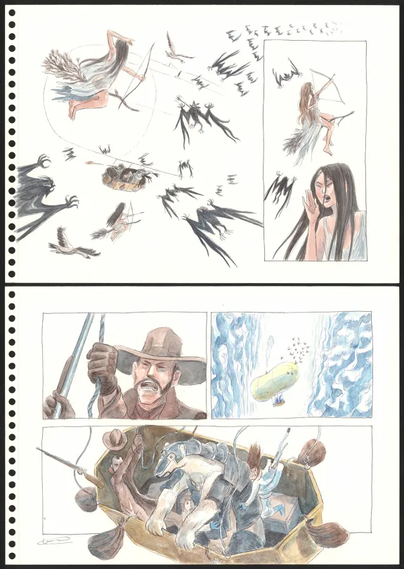 Planche couleur, Les Royaumes du Nord, Les Royaumes du Nord - 3 (T.3), Clément Oubrerie