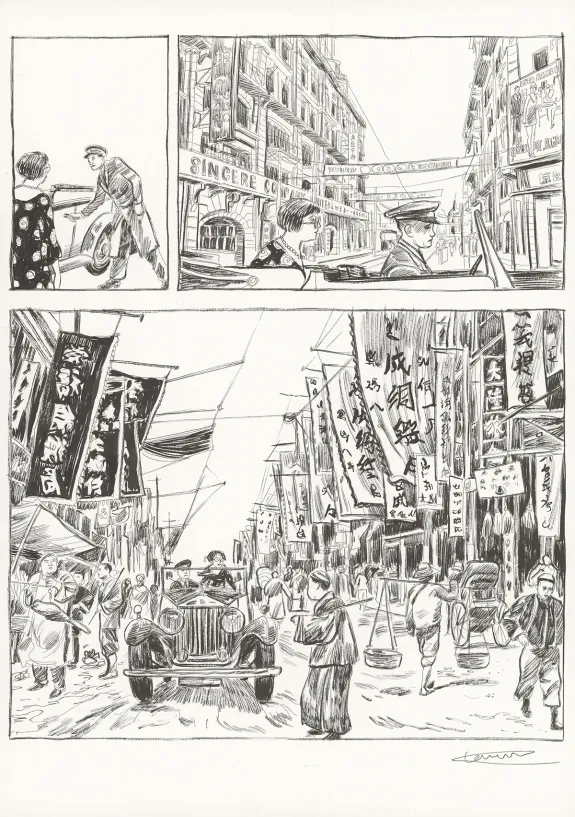 Planche noir et blanc, À mains nues, Tome 2 (T.2), Clément Oubrerie