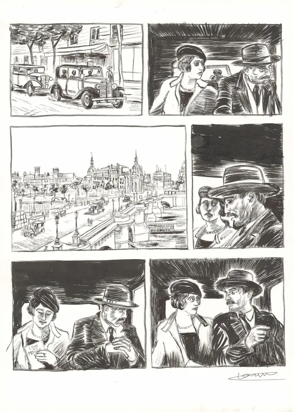 Planche noir et blanc, À mains nues, Tome 2 (T.2), Clément Oubrerie
