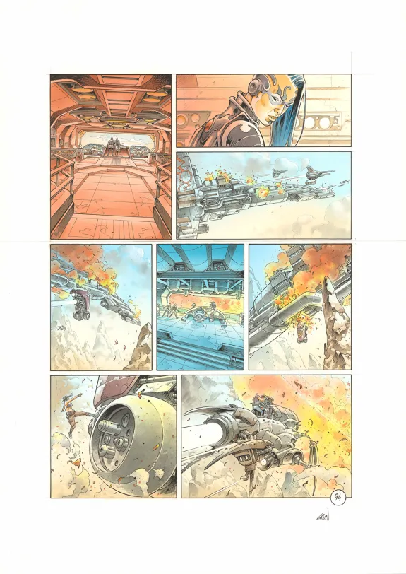 Planche couleur, Space Relic Hunters,  Grun