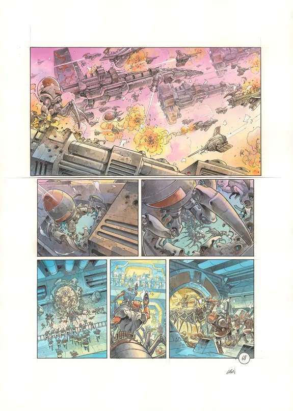 Planche couleur, Space Relic Hunters,  Grun