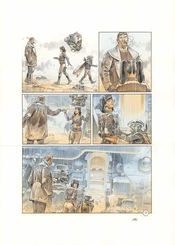Planche couleur, Space Relic Hunters,  Grun