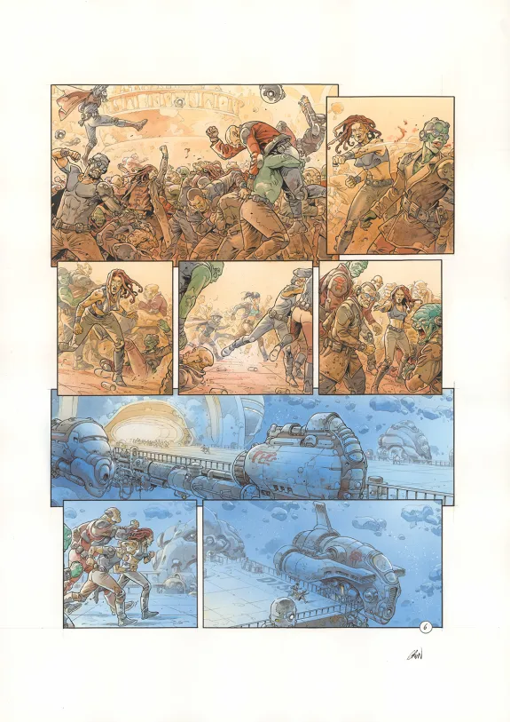 Planche couleur, Space Relic Hunters,  Grun