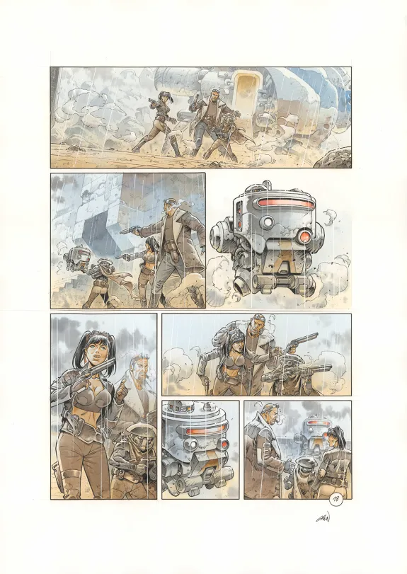 Planche couleur, Space Relic Hunters,  Grun
