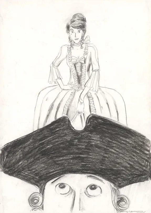 Couverture, Voltaire amoureux, Voltaire très amoureux (T.2), Clément Oubrerie