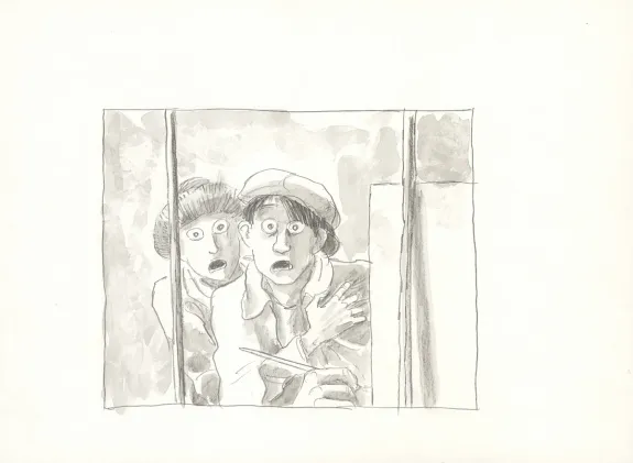 Illustration noir et blanc, Pablo, Picasso (T.4), Clément Oubrerie