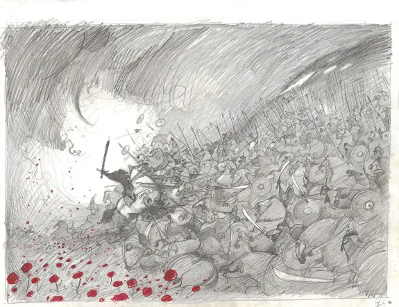 Crayonné, Orlando Furioso, Frédéric Pillot