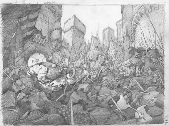 Sketch, Orlando Furioso, Frédéric Pillot