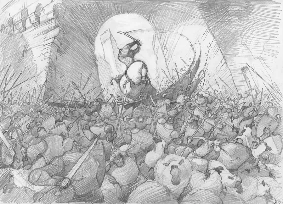 Sketch, Orlando Furioso, Frédéric Pillot