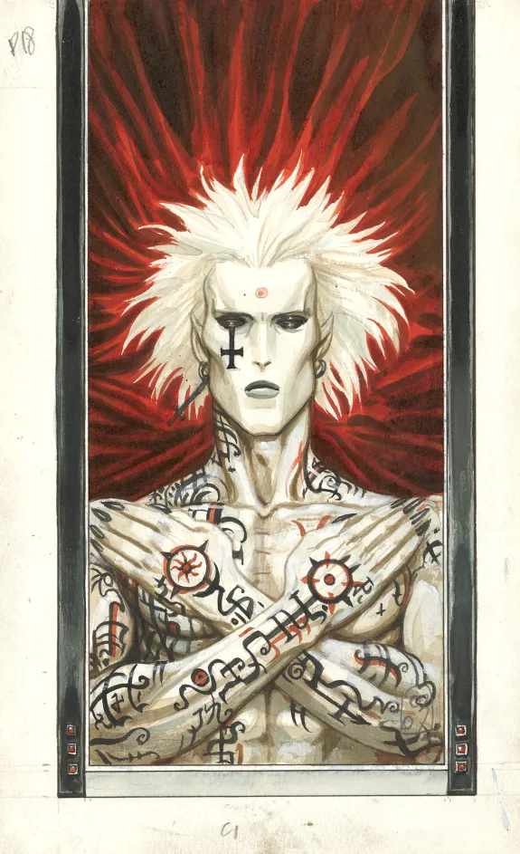 Colored illustration, Requiem Chevalier Vampire, Dracula (T.3), Olivier Ledroit