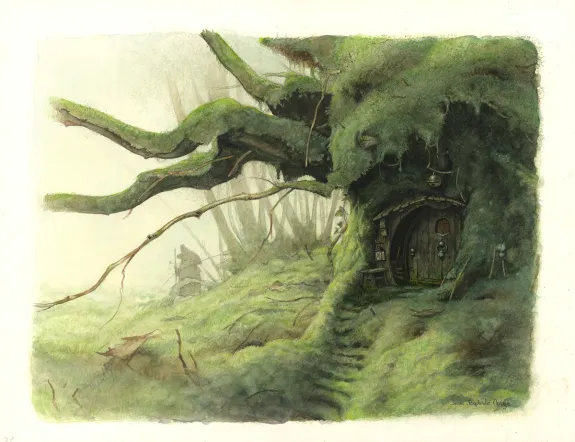 Illustration couleur, À la recherche de Féerie, La révélation (T.1), Jean-Baptiste Monge