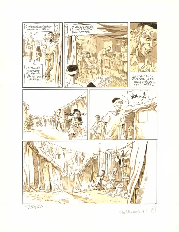 Planche couleur, L'OEil du marabout, Jean Denis Pendanx