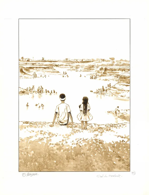 Planche couleur, L'OEil du marabout, Jean Denis Pendanx