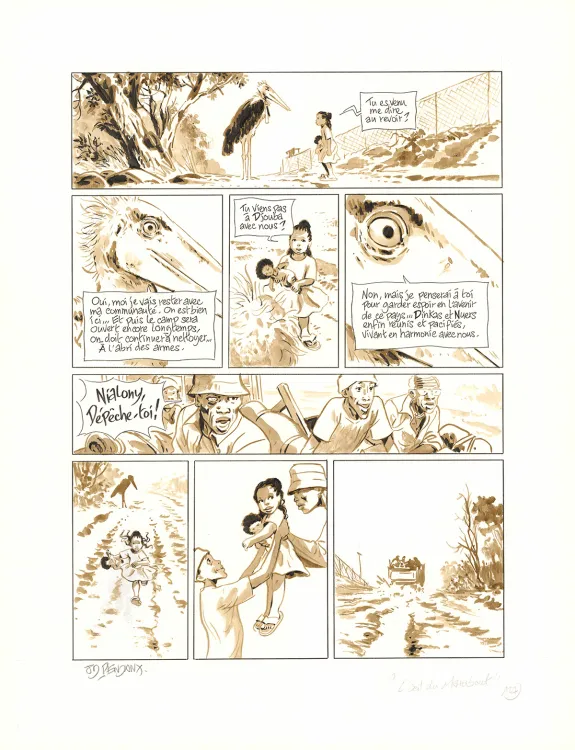 Planche couleur, L'OEil du marabout, Jean Denis Pendanx