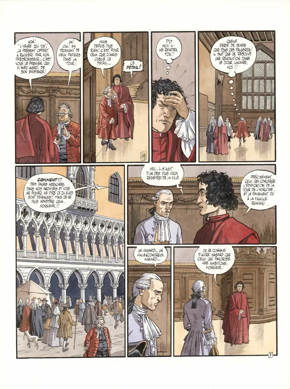Planche couleur, Giacomo C., L'Ombre de la tour (T.10),  Griffo