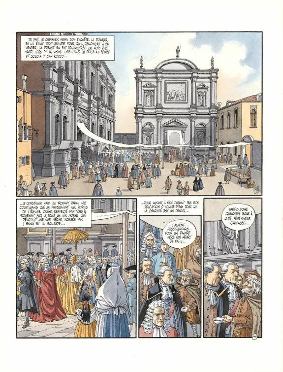 Planche couleur, Giacomo C., Des lettres... (T.11),  Griffo
