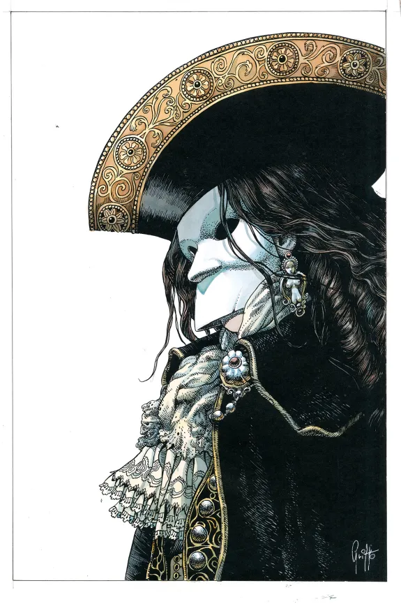 Colored illustration, Giacomo C.,  Griffo