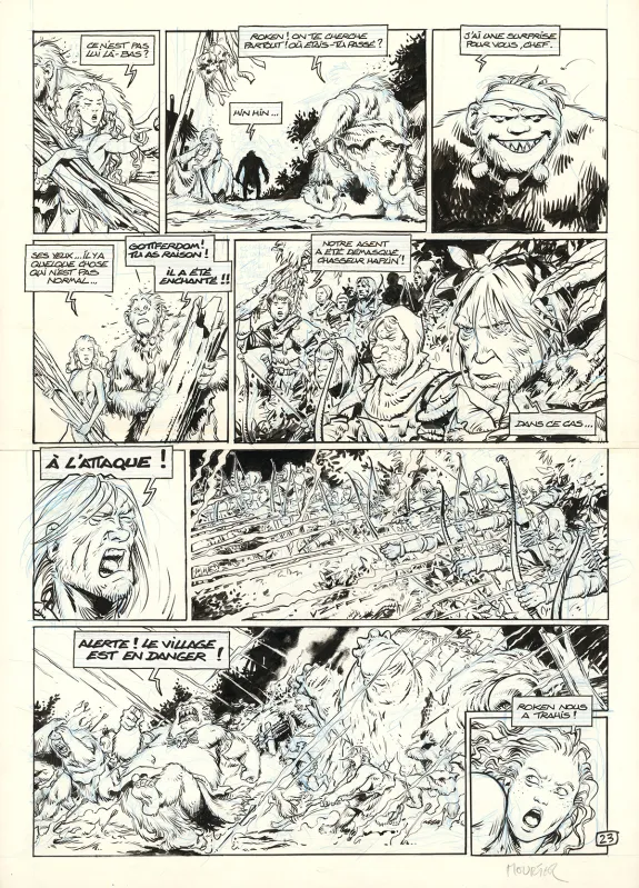 Planche noir et blanc, Trolls de Troy, Histoires trolles (T.1), Jean-Louis Mourier