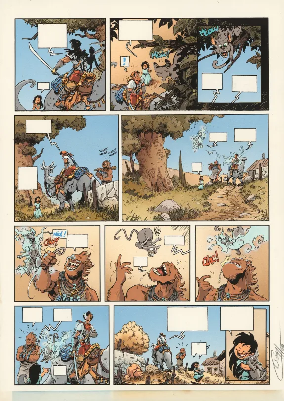 Mise en couleurs, Lanfeust des Étoiles, Un, deux ... Troy (T.1), Claude Guth