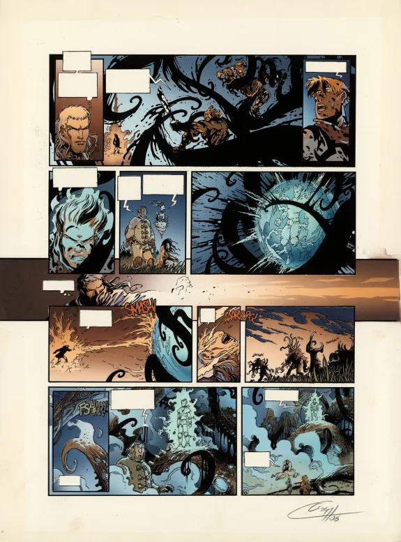 Mise en couleurs, Lanfeust des Étoiles, Un, deux ... Troy (T.1), Claude Guth