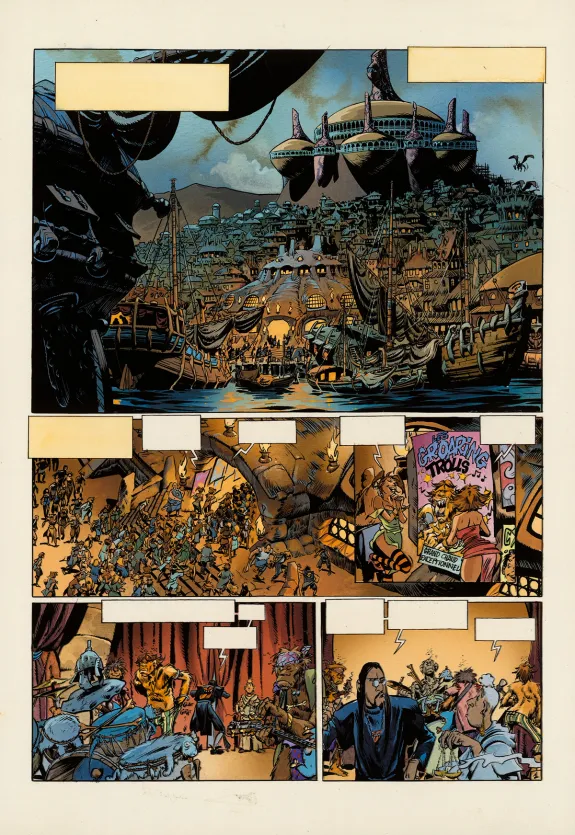Mise en couleurs, Trolls de Troy, Rock'N'Troll Attitude (T.8), Claude Guth