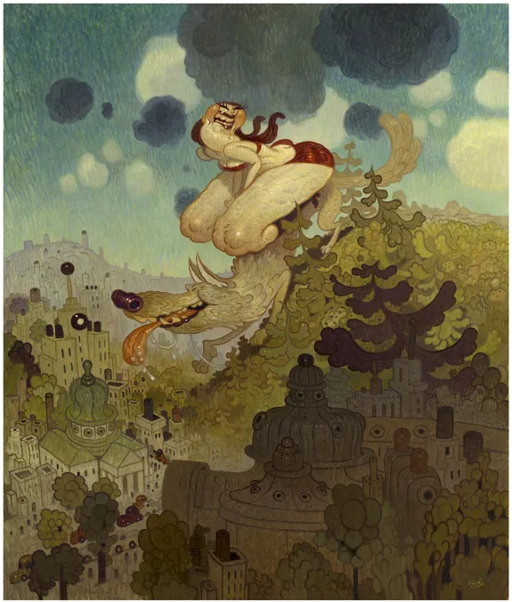 Peinture, Pillowy, the Art of Dave Cooper, Dave Cooper