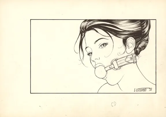 Illustration noir et blanc, Sasmira, Laurent Vicomte