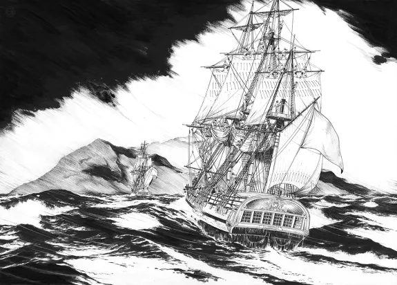 Illustration noir et blanc, Franck Bonnet