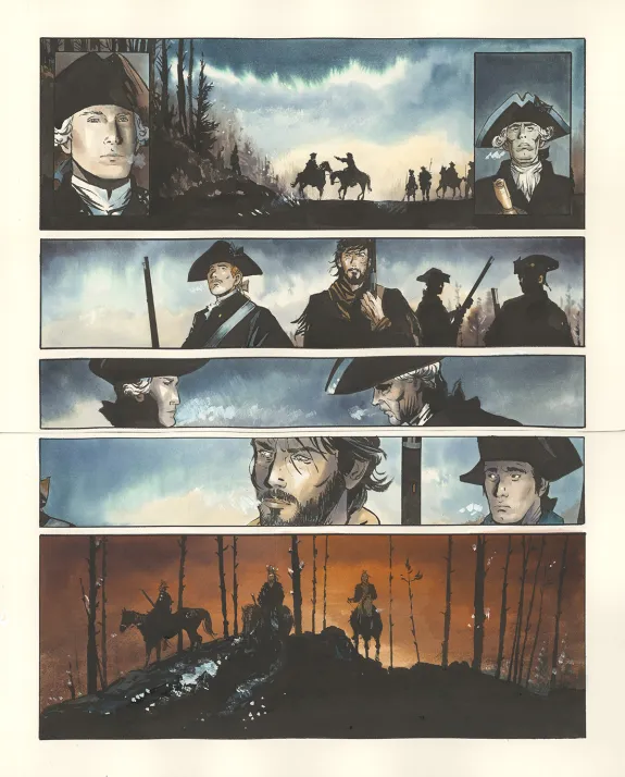 Planche couleur, Nouvelle France, Bernard Vrancken