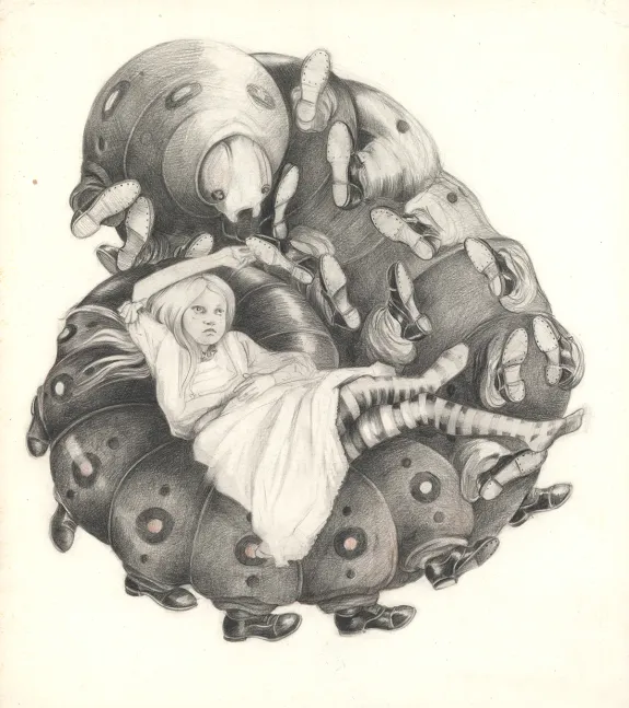 Illustration noir et blanc, Daria Schmitt
