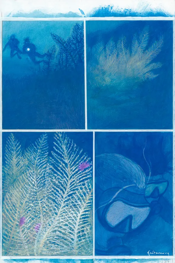 Planche couleur, Octopolis, Gaétan Nocq