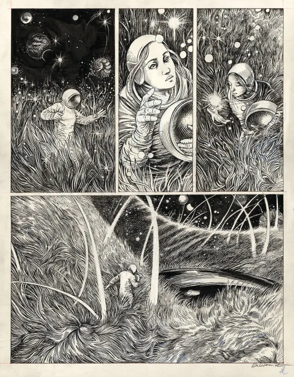 Planche noir et blanc, Daria Schmitt